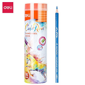  Bút chì màu ( cốc ) Deli - 12 màu/24 màu/36 màu - 1 hộp - EC00308/EC00328/EC00338