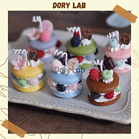 Mua Nến Thơm Bánh Macaron Nhiều Màu Sắc Size 5x4cm Handmade - Dory Lab