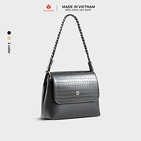 Túi Yuumy ( Thời trang nữ dáng vuông nắp gập sang trọng - Túi đeo vai da Seasand YN341 )