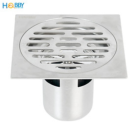 Phễu thoát sàn ngăn mùi hôi inox 304 size 12x12 Hobby home decor PTS1
