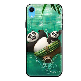 Ốp lưng cho iPhone XR  Panda Bơi - Hàng chính hãng