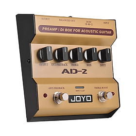 Phơ Cục Preamp Mạch True Bypass Cho Đàn Guitar Acoustic JOYO AD-2