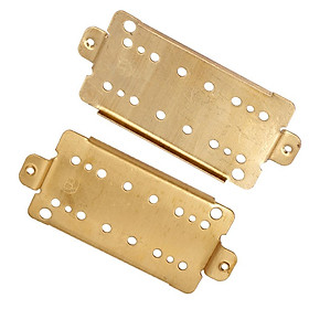 2Pcs Golden Brass Pickup Baseplate for Electric Guitar Accessory 50 / 52mm