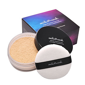 Phấn phủ bột kiềm dầu Mik@vonk Blooming Face Powder Hàn Quốc 30g NB21 # Light Beige tặng kèm móc khoá 