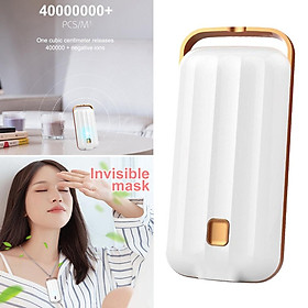 Wearable Air Purifier Personal Mini Air Necklace Negative Ion Air Freshner for Kids Adults