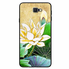 Ốp lưng dành cho Samsung J7 Prime mẫu Hoa Sen Vàng
