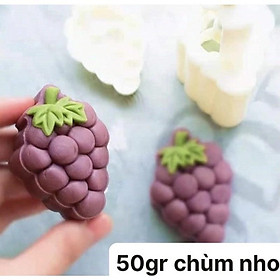 Mua Khuôn trung thu lò xo 1 mặt chùm nho 50gr