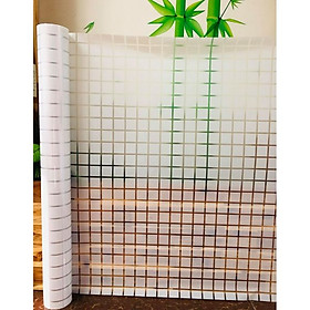 Mua 5m decal dán kính ô vu6ong trắng lớn DK34 - 90x500