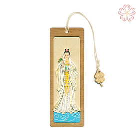 Bookmark nghệ thuật - phật quan âm - size 13.5 x 5.3 cm