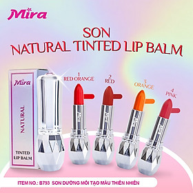 Son dưỡng môi tạo màu từ thiên nhiên Mira Natural Tinted Lip Balm 4.5g