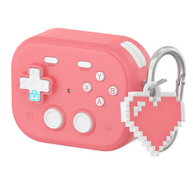 Bao Case cho Airpods Pro 3 Kiểu Máy Chơi Game Pixel Nút Nhấn 3D Có Khóa Chống Thất Lạc Rơi Tai Nghe - Hàng Chính Hãng