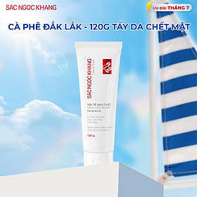 Tẩy tế bào chết cà phê cho da mặt Sắc Ngọc Khang 120g hỗ trợ da mềm mịn và rạng rỡ