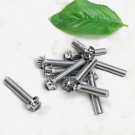 ỐC SALAYA INOX 10 LY NHIỀU SIZE ĐẦU VƯƠNG MIỆNG CỰC ĐẸP GẮN NHIỀU VỊ TRÍ TRÊN XE