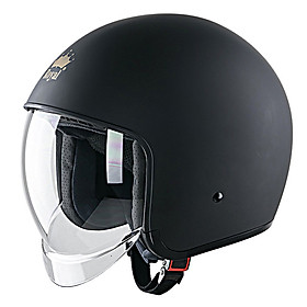 Mũ bảo hiểm 3/4 yohe m139 - đen nhám