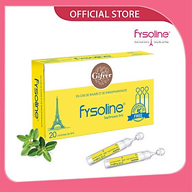 Fysoline - Nước muối sinh lý Kháng khuẩn Pháp - Hỗ trợ nghẹt mũi, viêm mũi