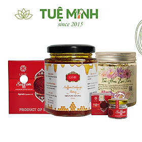 Đông trùng hạ thảo ngâm Saffron mật ong thương hiệu Lamie lọ 200ml