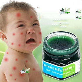 Dầu cù là bôi giảm muỗi đốt , côn trùng cắn cho bé Green Blam Mosquito