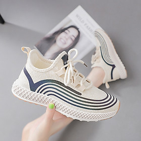 Giày Sneaker Nữ Vải Thanh Lịch, Năng Động Mix Đồ Xinh chuẩn Hàn Quốc FZ6616