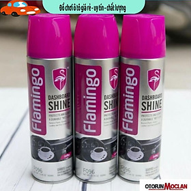 Combo 3 Chai xịt dưỡng bóng bảo vệ da và đồ nội thất Flamingo 500ml - Mùi cà phê