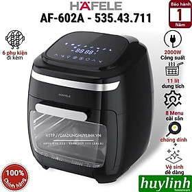 Mua Nồi chiên không dầu điện tử Hafele AF-602A - 535.43.711 - Dung tích 11 lít - 8 Chức năng - Hàng chính hãng
