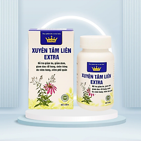Viên uống Xuyên tâm liên plus Echinacea Kingphar, hộp 60v