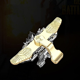 Bộ 2 Nút Bấm Chơi Game Sinh Tồn PUBG ROS Dòng Flying Eagle Thép Loại Trong Suốt