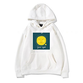 Áo Hoodie GOYANGI Unisex Good Night Form Rộng Oversize Phong Cách Hàn Quốc