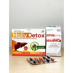 TPBVSK Viên Giải độc gan Holiv Detox