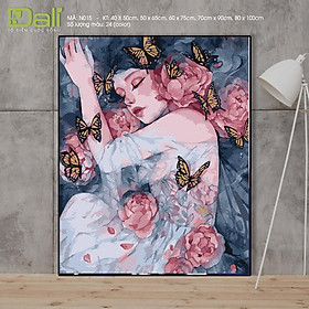 Mua Tranh treo tường tự tô màu số hóa DALI Tranh Nàng thơ N015
