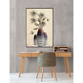 Mua Tranh Trang Trí Treo Tường  Lọ Hoa Trắng