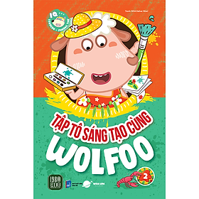 Sách Tập Tô Sáng Tạo Cùng Wolfoo - Tập 2