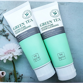 Sữa rửa mặt trà xanh cao cấp Hàn Quốc THE RUCY HYDRO PURE FOAM CLEANSING GREEN TEA 150ml