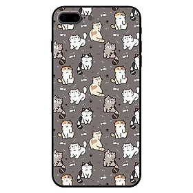Ốp lưng dành cho iPhone 7 / iPhone 8 - iPhone Se 2020 - 7 Plus / 8 Plus mẫu Họa Tiết Mèo Xám