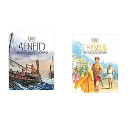 Combo 2 cuốn sách: Thần thoại vàng: Aeneid những cuộc phiêu lưu của Aeneas +  Theseus và cuộn chỉ của Ariadne
