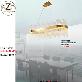 ĐÈN THẢ TRẦN PHA LÊ / ĐÈN THÔNG TẦNG TRANG TRÍ PHÒNG KHÁCH / PHÒNG NGỦ / CẦU THANG / KHÔNG GIAN SANG TRỌNG AZP-01 phong cách đương đại, hàng nhập khẩu AZP