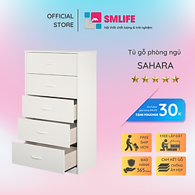 Tủ đựng quần áo phòng ngủ SMLIFE Sahara