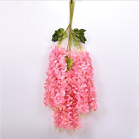 Mua Hoa tử đằng dây treo dài 110cm - Hoa giả lụa trang trí lễ kết hôn  sự kiện  nhà hàng  tiệc cưới  ngoại thất  làm giàn