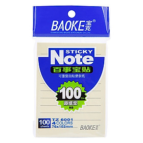 Combo 10 tập giấy nhớ Baoke TZ6001