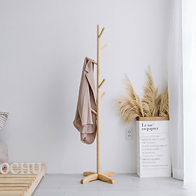 Cây Treo Quần Áo Đứng Bằng Gỗ OCHU - Standing Hanger - White/Black/Natural