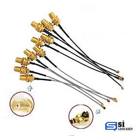 Mua Dây cáp RF chuyển đổi SMA cái sang IPEX U.FL cable RG1.13 đen 15CM