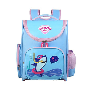 Balo Học Sinh Thời Trang SAKOS KID FELIX - Họa Tiết Dễ Thương, Siêu Nhẹ, Chống Gù, Bảo Vệ Đôi Vai Và Cột Sống Của Trẻ - Hàng chính hãng