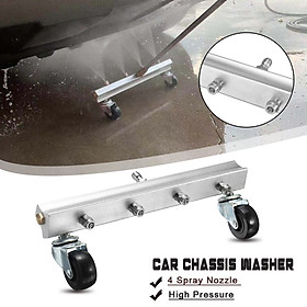 High Pressure Car Under Body Chassis Water Washer 4 Spray Nozzle Cleaning Tool