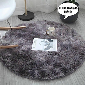 Mua Thảm Lông Tròn DERCO_Thảm Mềm Mịn Cao Cấp _ ( đường kính 1m )