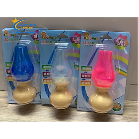 Đèn ngủ cảm ứng dầu màu KY-1237, ánh sáng trắng, tự động bật/tắt khi trời tối hoặc sáng, chất liệu nhựa bền, chất lượng