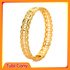 Vòng Tay, Lắc Tay Nữ Kim Tiền Tài Lộc Xi Mạ Vàng Cao Cấp 24k