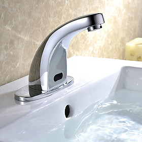 Vòi Lavabo cảm ứng Eurolife EL-A100 (Trắng bạc)