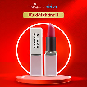 Hình ảnh Son lì lâu trôi không khô môi hàng nội địa Nhật Bản cao cấp Naris Cosmetic Ailus Smooth Lipstick Long Lasting – Hàng Chính Hãng