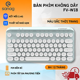 Mua Bàn phím không dây Sanag Forev FVWI8 USB2.4G giảm ồn  gọn nhẹ dễ mang đi  phù hợp PC/ Laptop- Hàng chính hãng