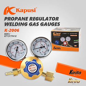 Mua Đồng hồ ga điều áp khí oxy KAPUSI Nhật Bản  van giảm áp  áp suất 15Mpa