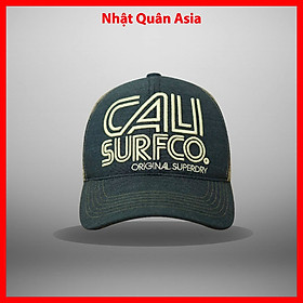 Mũ nón kết lưỡi trai Cali Surfco jeans xanh phối lưới thời trang cao cấp form đẹp cá tính